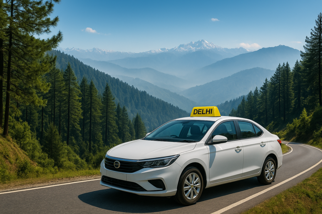 Cab for Delhi to Mussoorie
