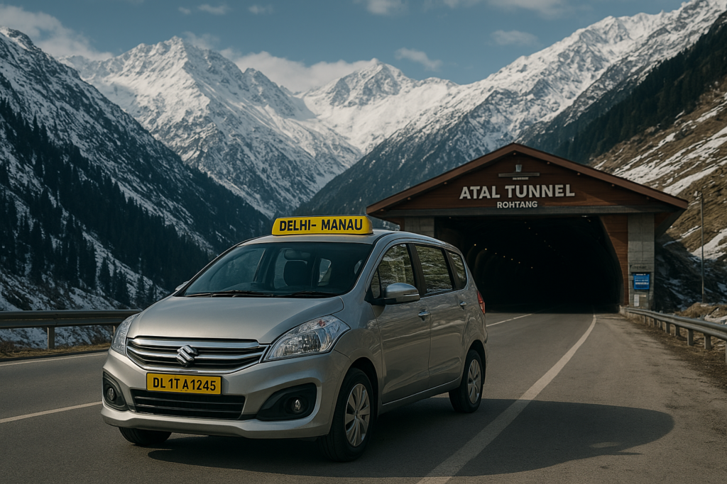 Delhi to Manali Cab Booking
