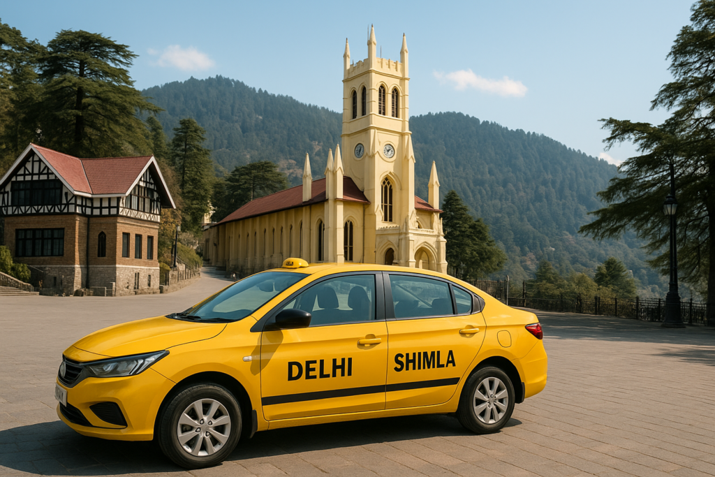 Book Taxi from Delhi to Shimla
