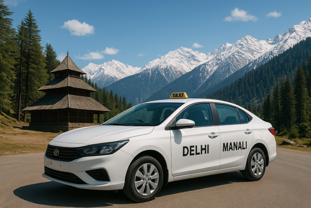 Book Taxi from Delhi to Manali