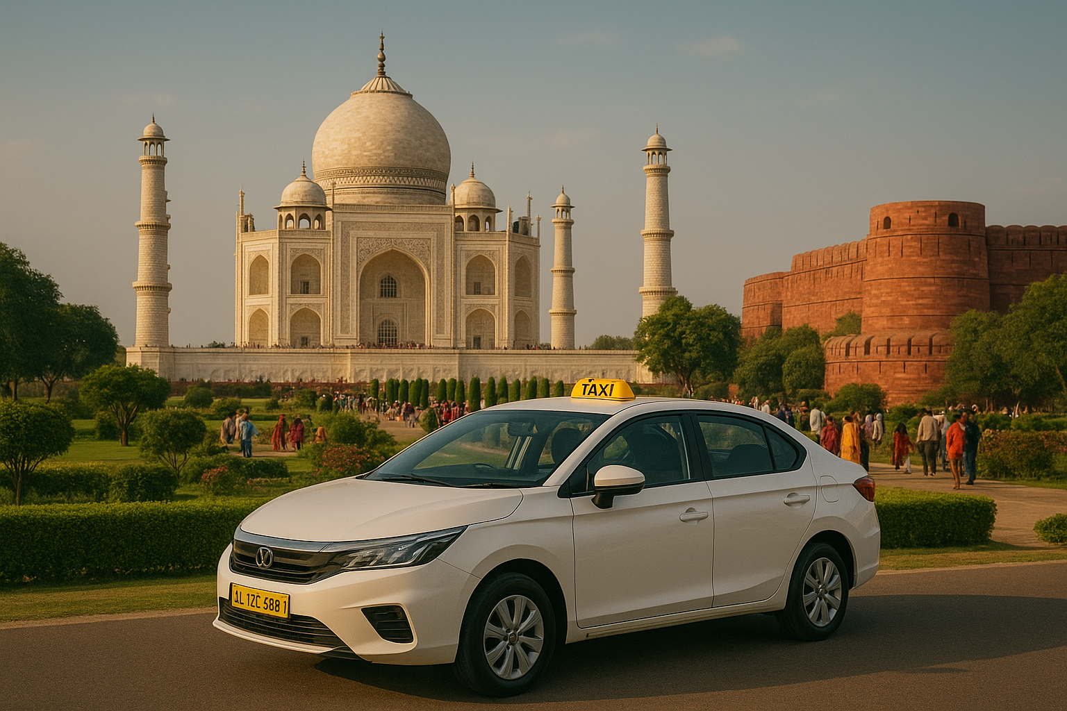 Book Delhi to Agra Cab