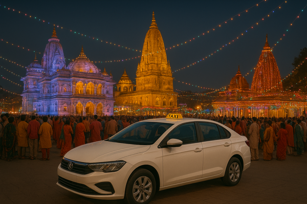 Book Delhi to Mathura/Vrindavan Cab